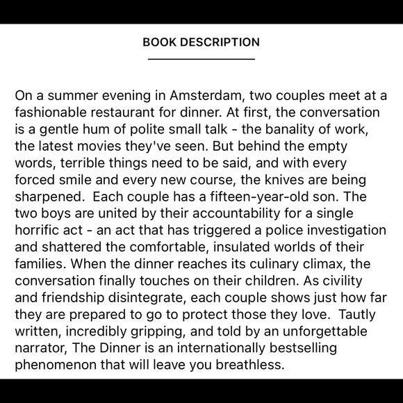 The Dinner - Picture 2 of 2